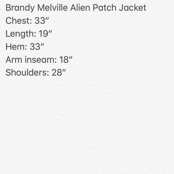 Brandy Melville Jean Denim Distressed Alien Jacket - Picture 8 of 8